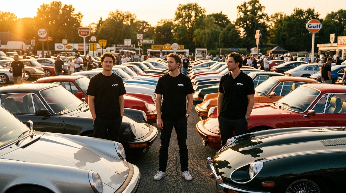 Rowdy Ridez at a classic car meet